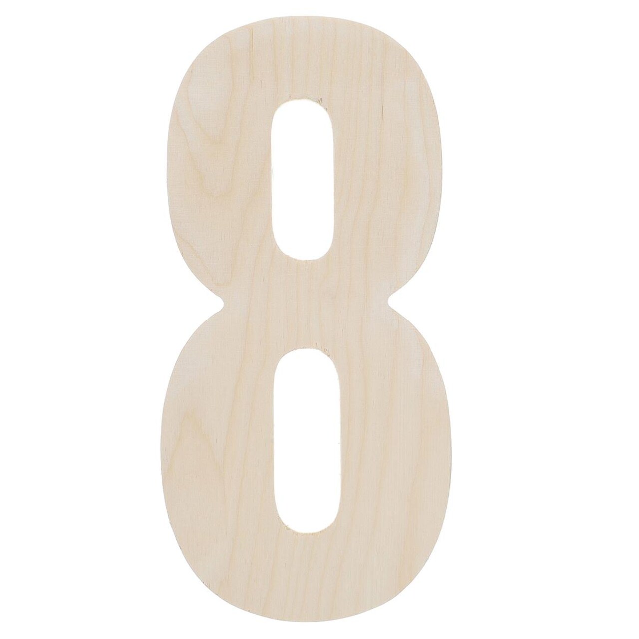 Good Wood By Leisure Arts Letter 13" No 8, Wooden Letters, Wood Letters, Wooden Letters Wall Decor, Large Letters 13 Inch, Small For Crafts